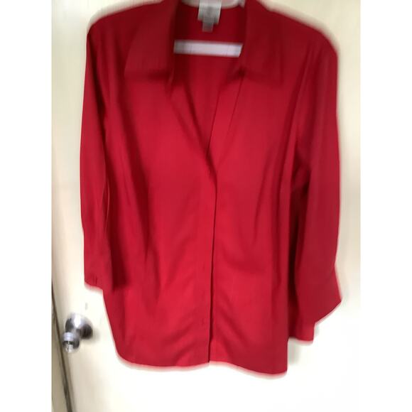 Worthington Women Stretch Blouse Size 1X - Picture 1 of 3